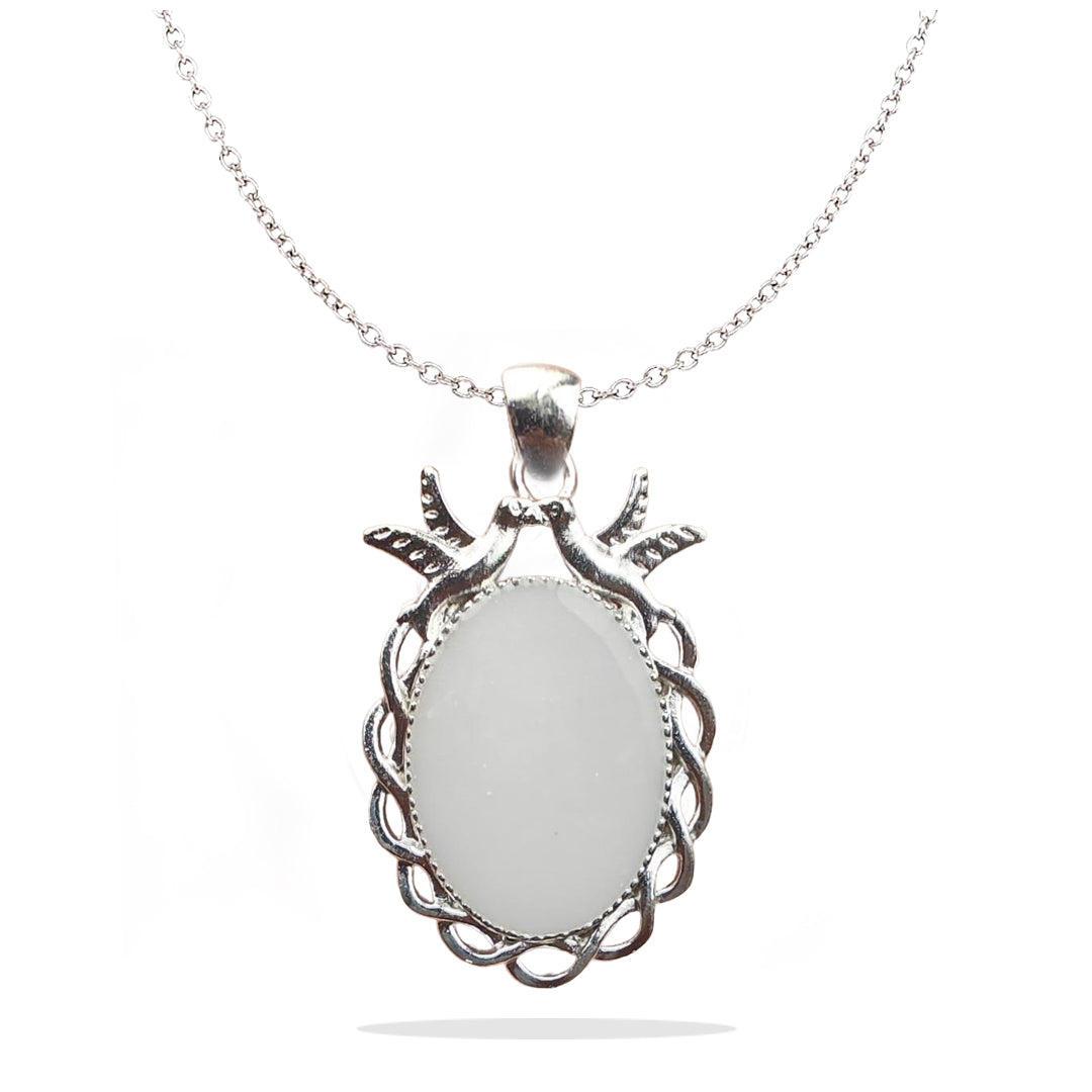 Silver Bird Pendant with Breastmilk Jewelry Kit