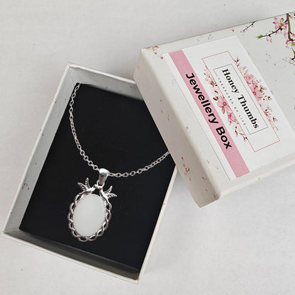 Silver Bird Pendant with Breastmilk Jewelry Kit