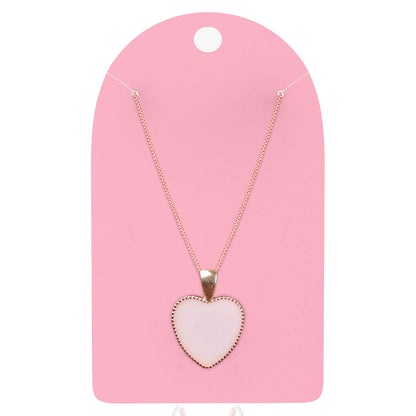 Rosegold Heart Royal Pendant with Breastmilk Jewelry Kit